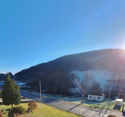 Ausblick vom Balkon